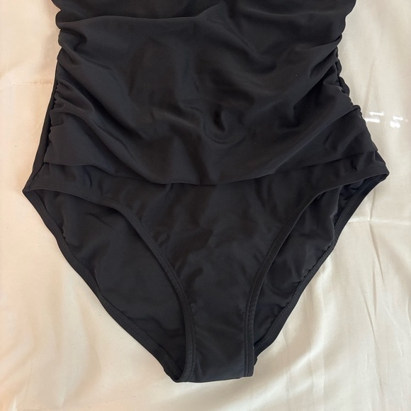 NWOT Kona Sol Black Strapless One-Piece Swimsuit – Size Medium - Picture 5 of 15